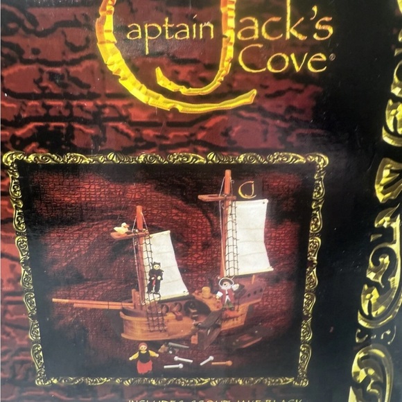 Captain Jacks Cove The Scout Pirate Ship toy set Jake Black Momma Rose Mock new - Picture 14 of 16